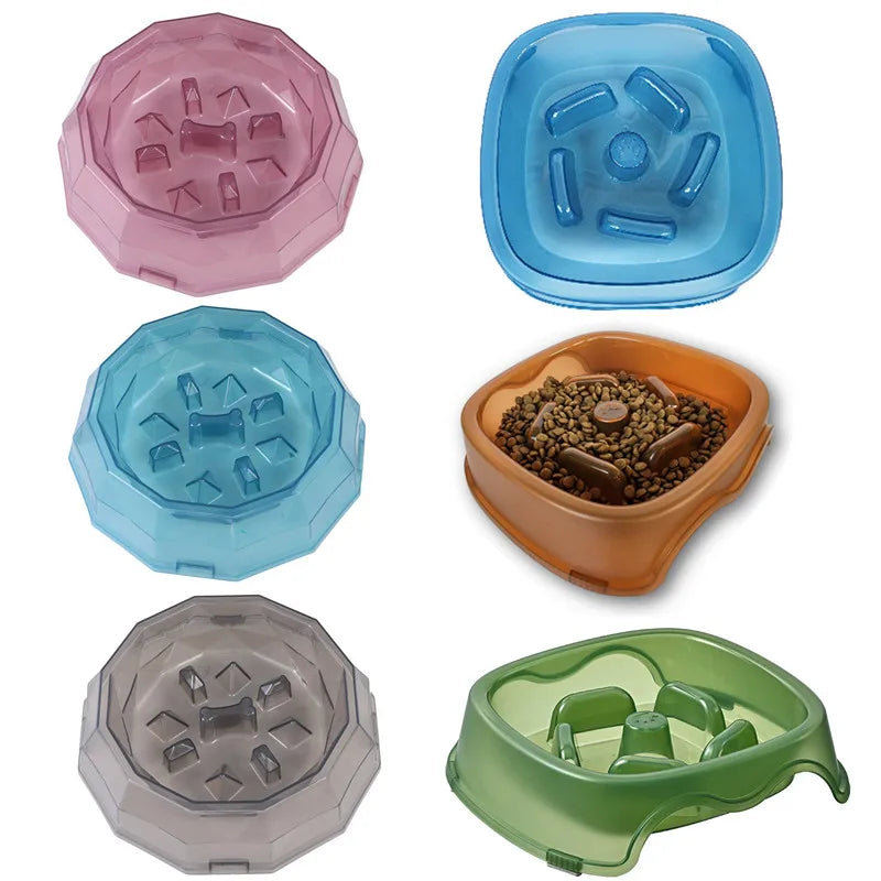 Slow Feeder Bowl - Anti-Gulp Pet Bowl for Healthy Eating