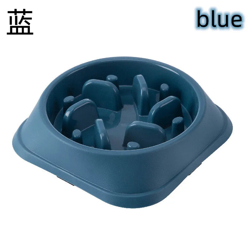Slow Feeder Bowl - Anti-Gulp Pet Bowl for Healthy Eating