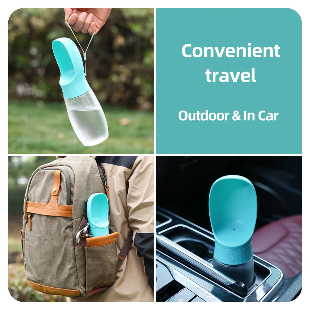 Portable Dog Water Bottle - Leak-Proof Travel Dispenser