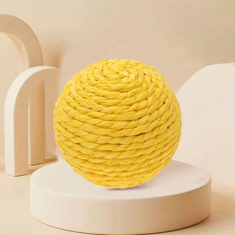 Natural Sisal Cat Scratcher Ball - Eco-Friendly Claw Care
