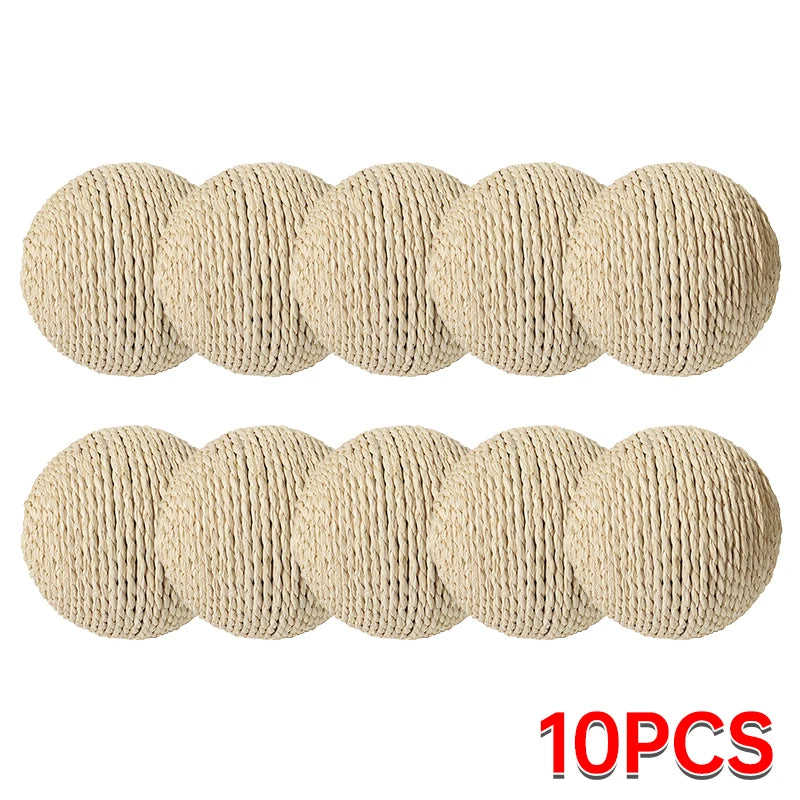 Natural Sisal Cat Scratcher Ball - Eco-Friendly Claw Care