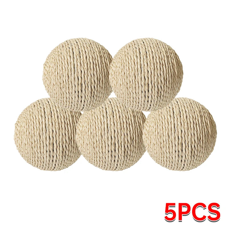Natural Sisal Cat Scratcher Ball - Eco-Friendly Claw Care