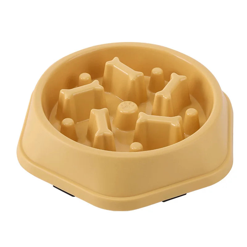 Slow Feeder Bowl - Anti-Gulp Pet Bowl for Healthy Eating