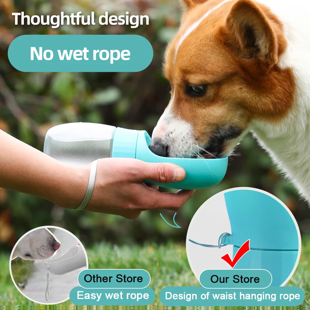 Portable Dog Water Bottle - Leak-Proof Travel Dispenser