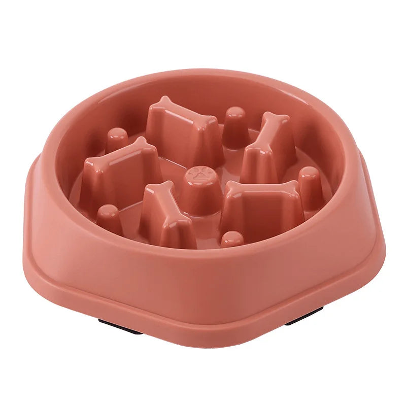 Slow Feeder Bowl - Anti-Gulp Pet Bowl for Healthy Eating
