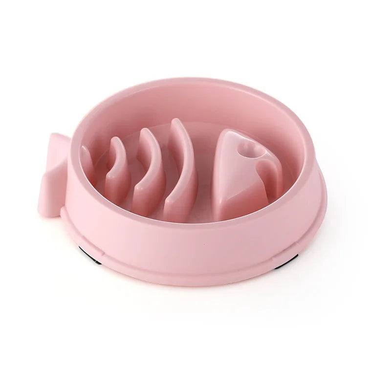 Slow Feeder Bowl - Anti-Gulp Pet Bowl for Healthy Eating